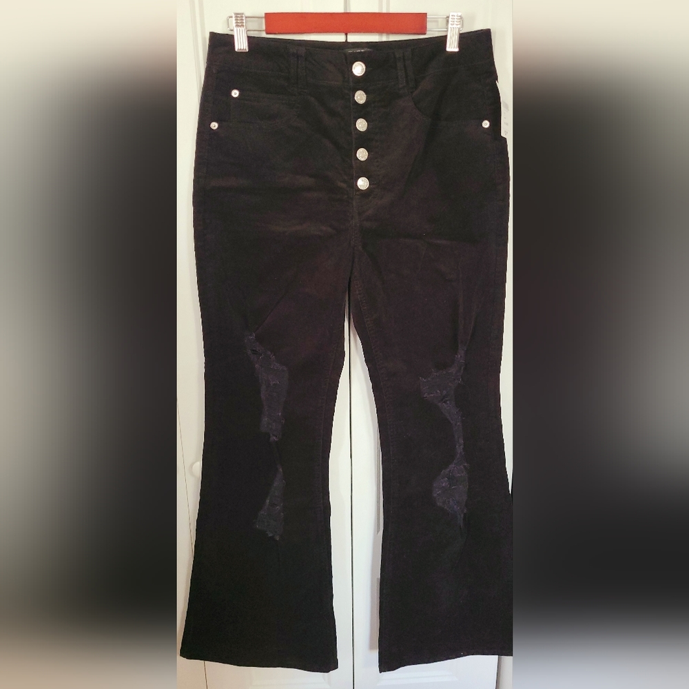 Forever 21 Flare Corduroy Jean Pants